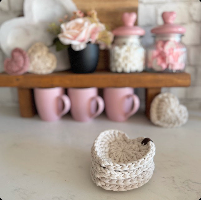 Heart Coasters
