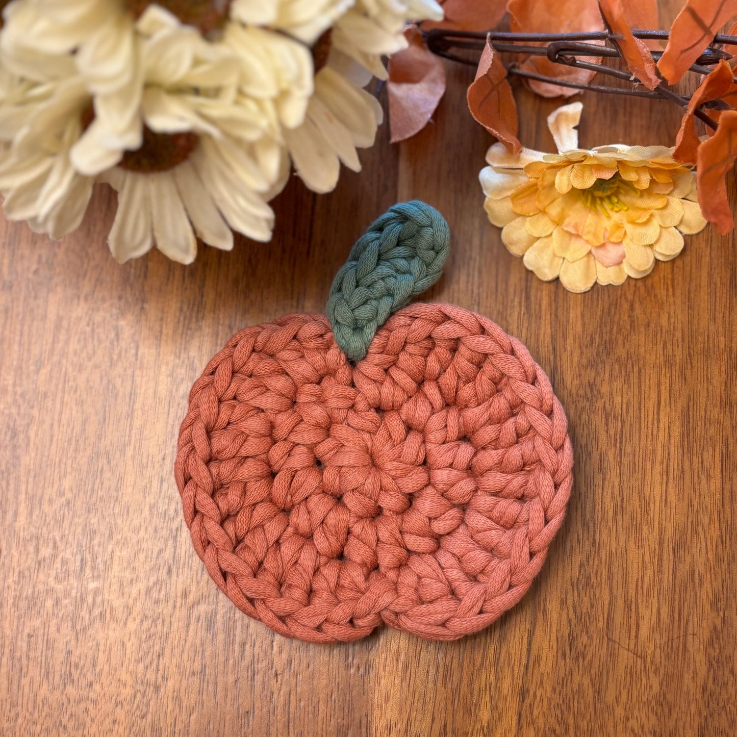 Pumpkin Coasters