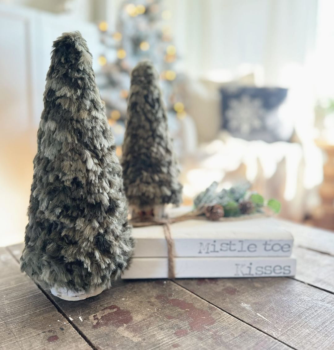 Faux fur trees