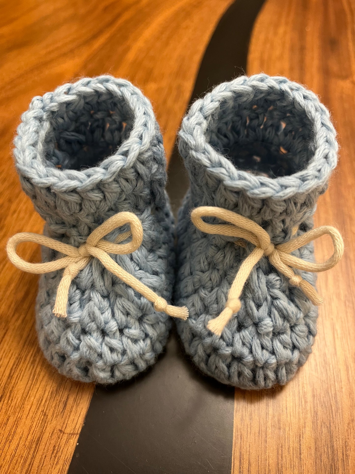 Cotton baby booties