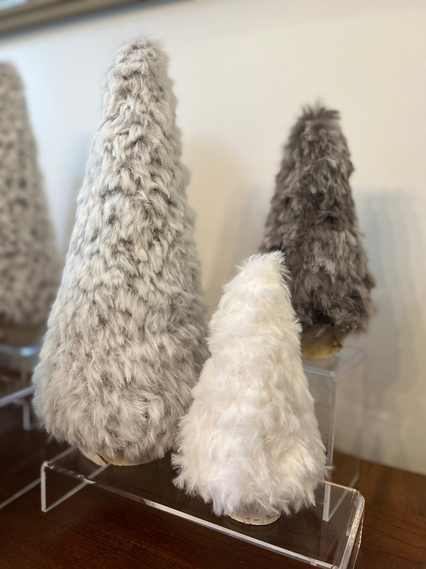 Faux fur trees